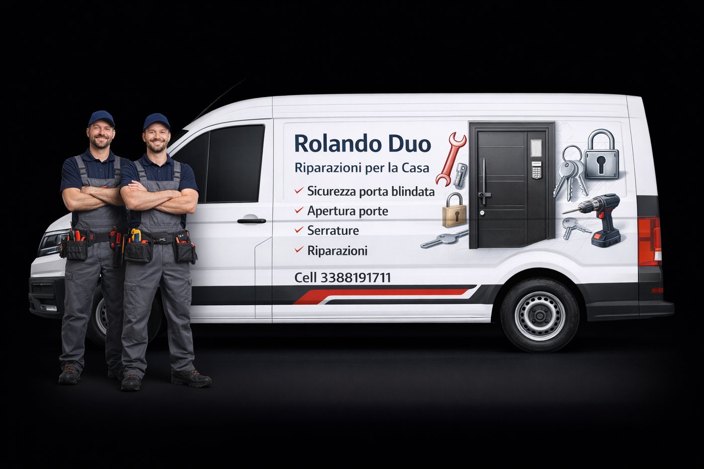 Rolando Duo Riparazioni per la Casa — Apertura porte senza scasso